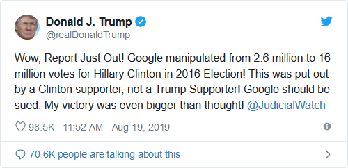 Screenshot_2019-08-19 Trump Highlights Research Showing Google Shifted Millions of Votes to Clinton in 2016(1)